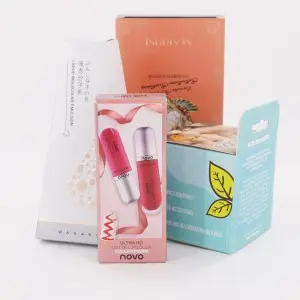 Customized Retail Box Hanging Hole Packaging for Baby Products Cardboard Box with Window Plastic Paper Box Packaging