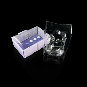 Custom Printed Cosmetic Cute Clear Plastic Box For Sponge Makeup Packaging Boxes