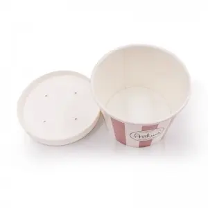 Microwaveable Biodegradable Custom Printed Kraft Paper Bowl food package cheap price food packing box