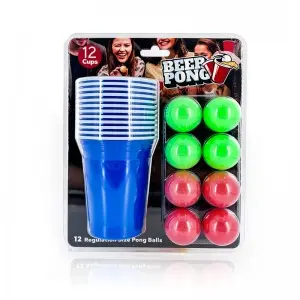 Custom Logo 16oz 16 Ounce Disposable Shot Plastic Cups Red and Blue Drinking PP Disposable Plastic Cups OEM Party Cups Set