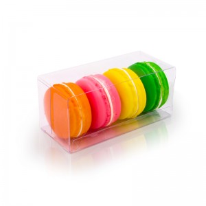 Acetate Clear PVC Boxes Wholesale PET Transparent Box Macaron Gift Packaging