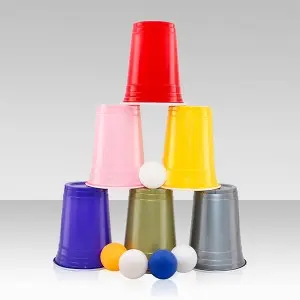 Customize Logo 16oz Red Color Disposable Plastic Beer Cup Party Cup