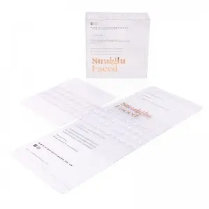 Custom Design Plastic PET Cosmetic  Products Packaging Boxes clear Plastic Packaging for Skincare Packaging Set