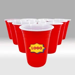 Wholesale 16oz Plastic Disposable Party Cup Beer Pong Cup Set for Birthday Party Wedding