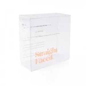 Custom Design Plastic PET Cosmetic  Products Packaging Boxes clear Plastic Packaging for Skincare Packaging Set