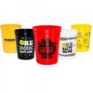 Personalized Football Stadium Cups Custom Logo 16oz Wedding Cups 12oz PP Material Party Cups