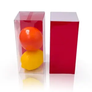 Full color printing plastic packaging box custom design plastic PVC PET folding box for beauty gift set