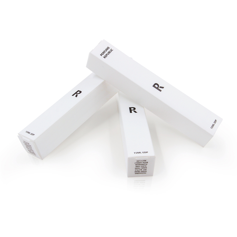 small white PVC plastic box for beauty perfume  (1)