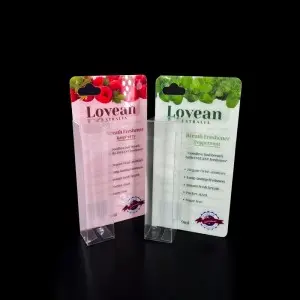 Custom Cosmetic Products Set Transparent Gift Clear Lipgloss Lipstick Plastic Packaging Box