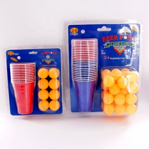 Cheap High Quality Various Colors Custom Beer Pong Game Festival Plastic Cups 16oz Plastic Party Red Cups