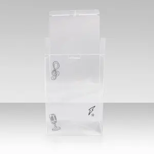 Mini Low MOQ Clear PVC Display Boxes High Transparency PET Retail Packaging Solutions