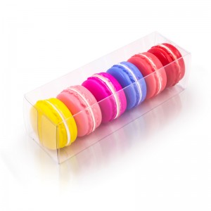 Acetate Clear PVC Boxes Wholesale PET Transparent Box Macaron Gift Packaging