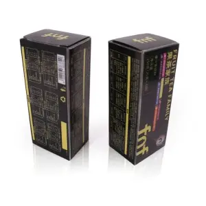Customized PET PVC PP Clear Transparent Food Coffee Packaging Box Hanging Ear Coffee liquor Water Proof Plastic Box