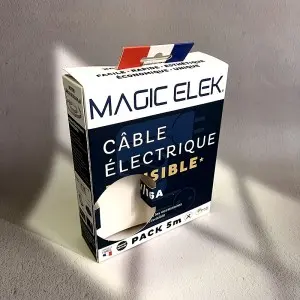 Custom Printing Logo Electronic Product Carton Charger Paper Packaging Box Earphone Headset Package Carton Cable ElectriquePaper Box