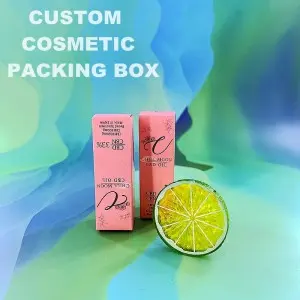 Custom paper packing box for cosmetic