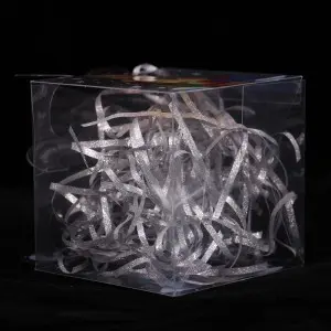 Christmas Candy Box Plastic Clear Gift Boxes Christmas Weddings Party Favors Boxes Xmas Holiday Party Treat Cookies Gift Box with Butterfly Bow Handle for Winter Holiday New Year Party