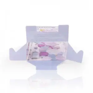 hot sale custom PVC beauty box Perfume Fold Printed Small Clear Plastic Packaging Boxes for makeup  products