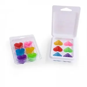 Wax Melt Clamshells Plastic Clear Blister Heart Wax Melt Clamshell Plastic Clear Blister Heart Wax Candle Mold
