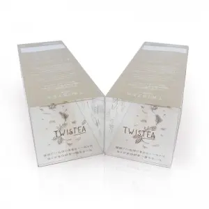 hot sale transparent printed plastic PET box package small plastic cosmetic box,pvc packaging for perfume