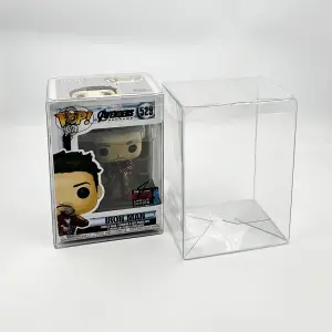 Low MOQ Wholesale 4″ 6″ 0.35mm 0.5mm Protector PET Boxes Funkos Poped Protector Transparent Toy Box