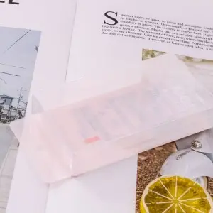 Customized clear plastic makeup puff makeup tool beauty sponge blender packaging folding box with hanger