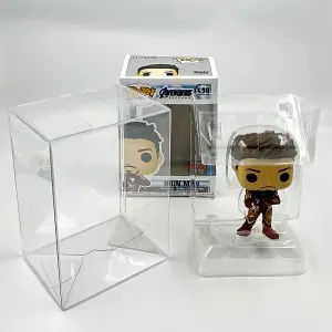 Low MOQ Wholesale 4″ 6″ 0.35mm 0.5mm Protector PET Boxes Funkos Poped Protector Transparent Toy Box