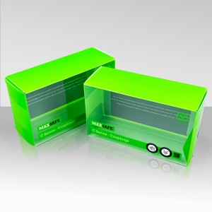 Custom Printing Clear PVC Box  for electronics packaging solution